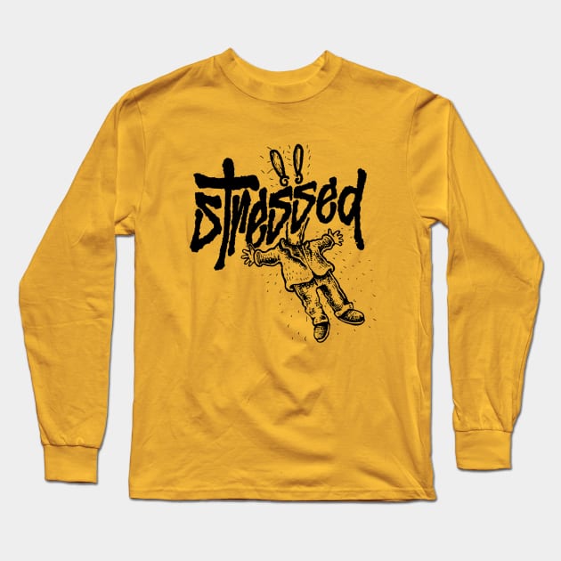 Stressed Long Sleeve T-Shirt by memew.std [ClubARTStore]